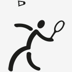 Zeichen für Badminton